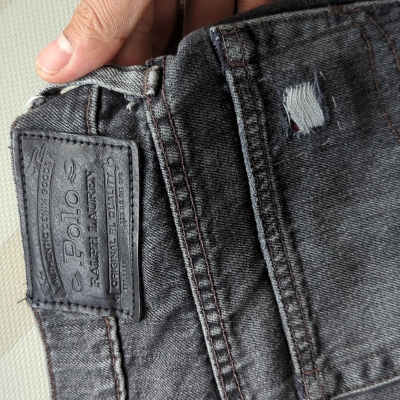 Never Worn Ralph Lauren Patchwork Denim! 30×30 true to size! Authentic - Picture 6 of 16